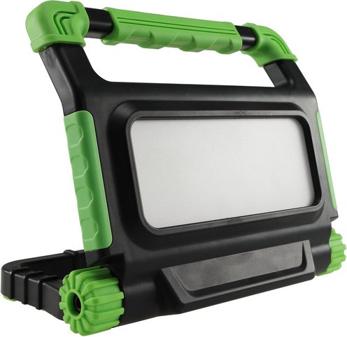 ChiliTec 30-W-Akku-LED-Baustrahler / LED-Fluter BSA-30, neutralweiß, integrierte Powerbank, IP54