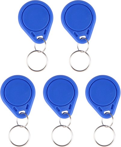 Joy-IT 5er-Set RFID-Schlüsselanhänger-Clip