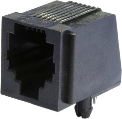 econ connect Modular-Einbaubuchse MEB6/6P, 6P6C, ungeschirmt