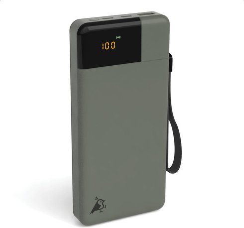 Aqiila Powerbird B20+ Powerbank 65 W, Moosgrün