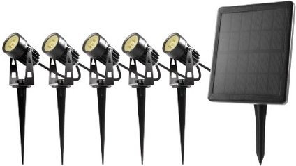 Die Bold SIMON LED Solar, IP65, 3000 K, SP 6V, 5er Set