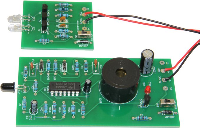 SOL-EXPERT Infrarot-Lichtschranke Lötbausatz, Sender-Empfänger-System
