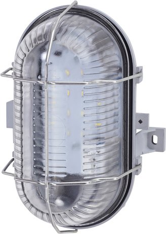 Ledino LED-Wand- /Deckenleuchten, IP44, Pesch 8, grau