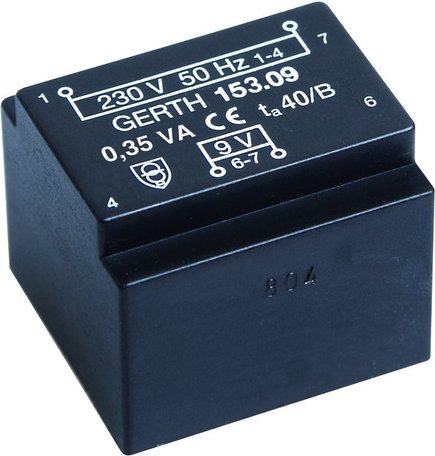 GERTH Elektronik-Netztransformator 153.09 (39 mA)