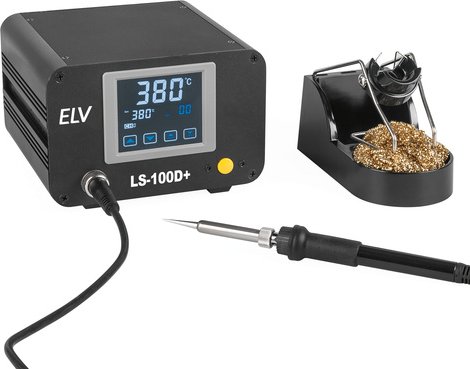 ELV Lötstation LS-100D+, 100 W, ESD-gerecht, mit Touchbedienung