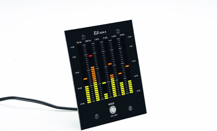 ELV Bausatz 6-Kanal Audio Spectrum Analyzer ASA6