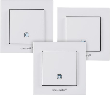 Homematic IP Smart Home 3er-Set Temperatur- und Luftfeuchtigkeitssensor HmIP-STH, innen