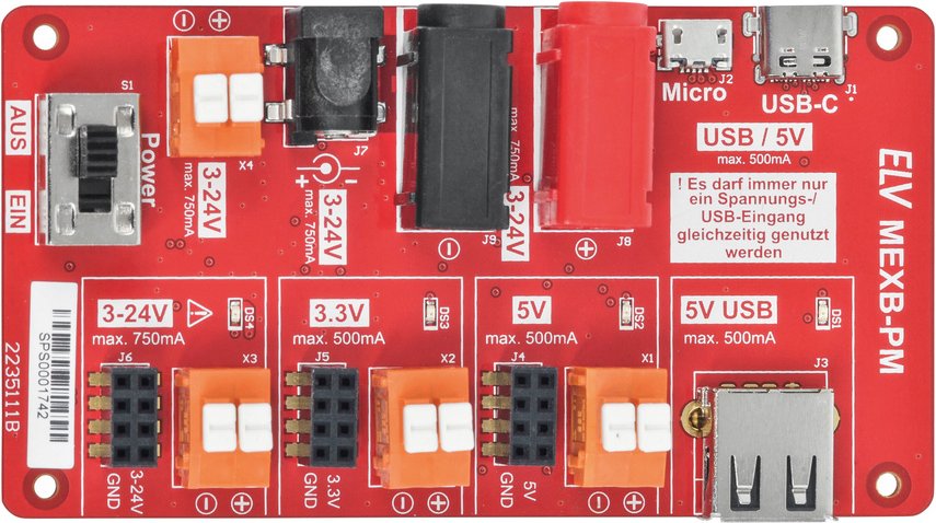 ELV Bausatz Powermodul für Experimentierboards MEXB-PM