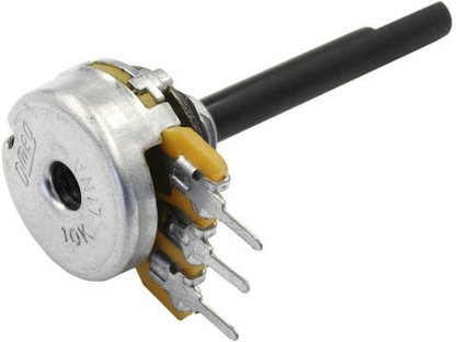 OMEG Drehpotentiometer 4mm stehend, linear 1 MOhm