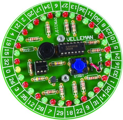 Velleman Bausatz Roulette MK119