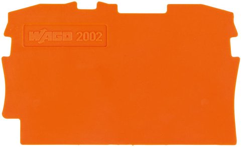 Thumbnail - Wago Trennplatte 2002-1294, orange, 2 mm dick