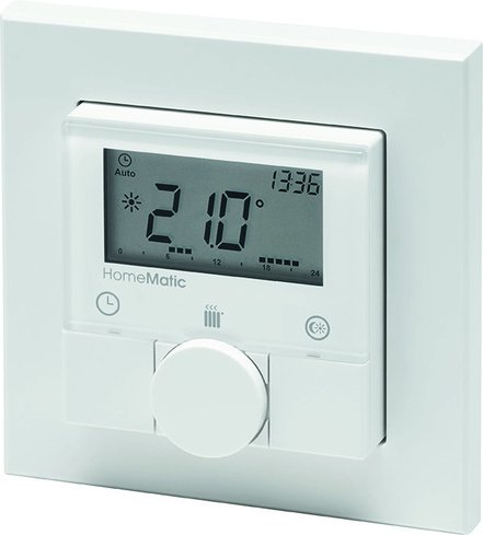 Homematic Funk-Wandthermostat HM-TC-IT-WM-W-EU für Smart Home / Hausautomation