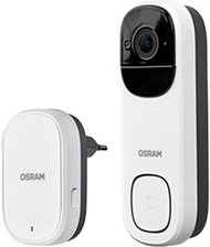 OSRAM SMART+ Smart Home WLAN-Türklingel mit Kamera, 2K, Akku, IP66, Weiß