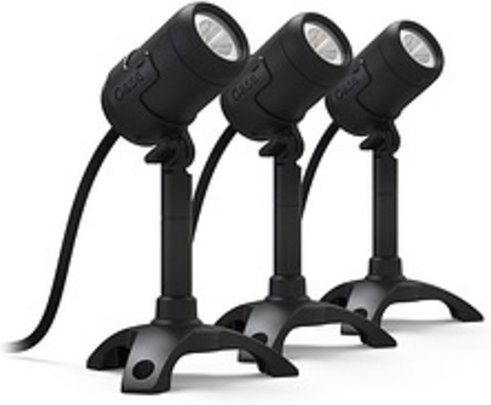 Oase LunAqua Connect S, Set 3, 3x weiße Spots, Teichbeleuchtung, IP68