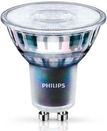 Philips MASTER ExpertColor 5,5-W-GU10-LED-Lampe, 375 lm, 97 Ra, 36°, 3000K, warmweiß, dimmbar