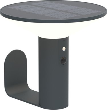 Die Bold Solar-Wandleuchte mit PIR, Gun Grey