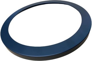 ENOVALITE Metallring für 24-W-LED-Ein-/Aufbaustrahler, schwarz