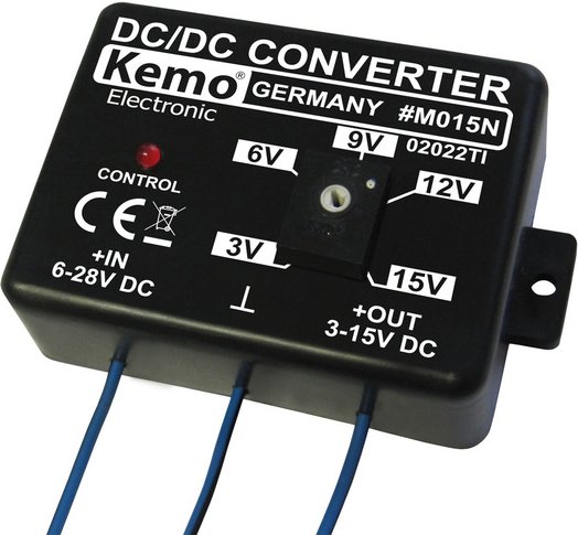 Kemo M015N Spannungswandler, justierbar