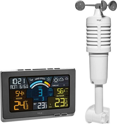 TFA Funk-Wetterstation Spring Breeze, inkl. Windmesser und Thermo-/Hygrosensor