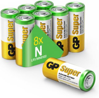 GP Super Alkaline N Lady Batterie 1,5V, 8 Stück