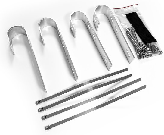 Technaxx Halterung für Balkonkraftwerke mit zwei Modulen TX-249 für 600-800-W-Anlagen