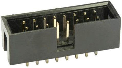 Thumbnail - econ connect Wannensteckerleiste WS16G, 16-polig, gerade, RM 2,54 mm, ohne Verriegelung