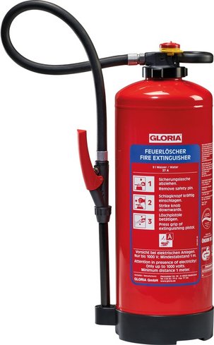 Gloria WKL 6 PRO Wasserfeuerlöscher, 6 Liter
