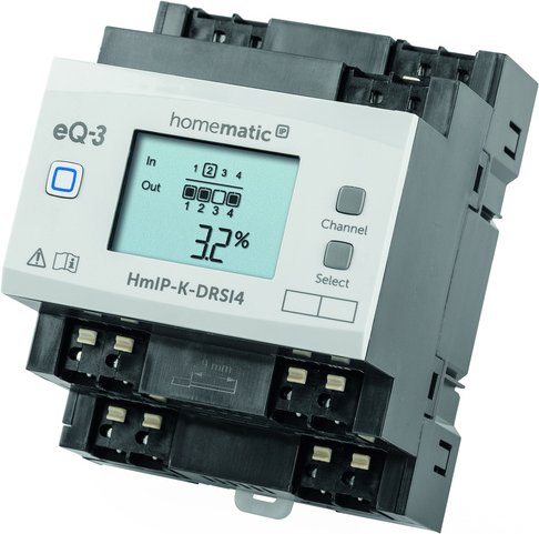 ELV Bausatz Homematic IP Funk-Schaltaktor für Hutschienenmontage 4-fach HmIP-K-DRSI4