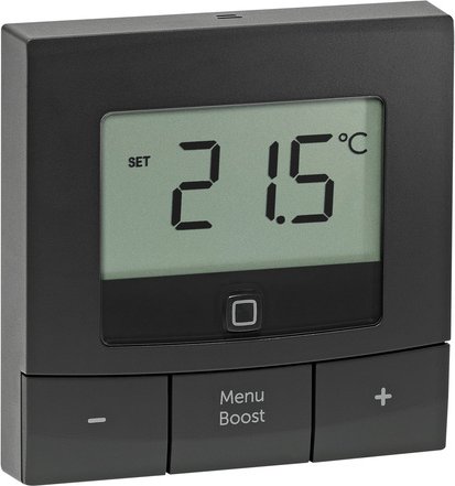 Homematic IP Smart Home Wandthermostat – basic, anthrazit, HmIP-WTH-B-A