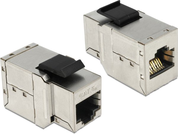 Delock Keystone Modul RJ45-Buchse > RJ45-Buchse Cat.6A