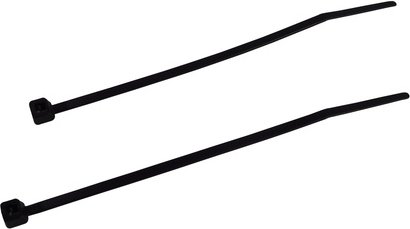 REV Ritter Kabelbinder, Kunststoff, 300 x 4,8 mm, 100 Stück, Schwarz