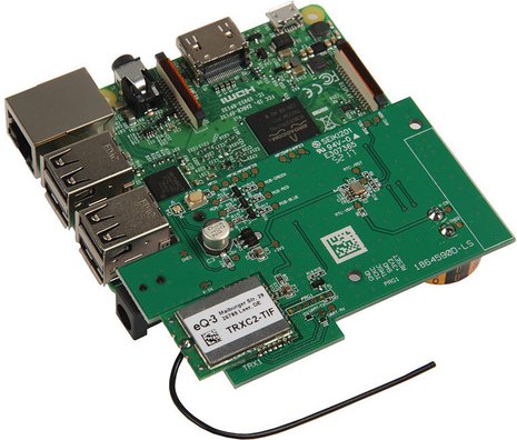 ELV Bausatz Smart Home Funk-Modulplatine für Raspberry Pi 3 B, RPI-RF-MOD