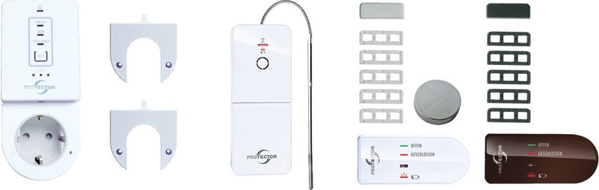 PROTECTOR AS-7030 Funk-Abluftsteuerung THERMO mit Fensterkontakt und Thermosensor