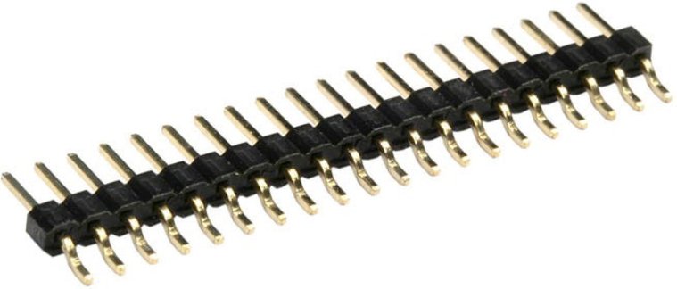 Thumbnail - econ connect Stiftleiste PH1S10GOTB, 1x 10-polig, abgewinkelt, RM 2,54 mm SMT