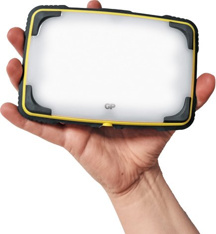 GP Akku-LED-Arbeitsleuchte / LED-Fluter CWP15, 1200 lm, Akkubetrieb, IPX7