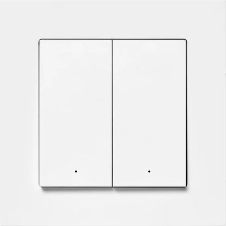 OSRAM SMART+ Smart Home WLAN-Wandschalter, 2-Kanal, Matter-kompatibel, Weiß