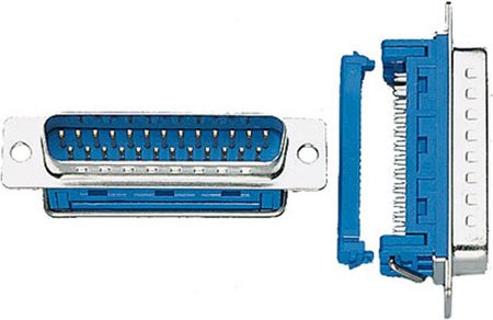SUB-D-Flachbandkabel-Steckverbinder, 25-polig