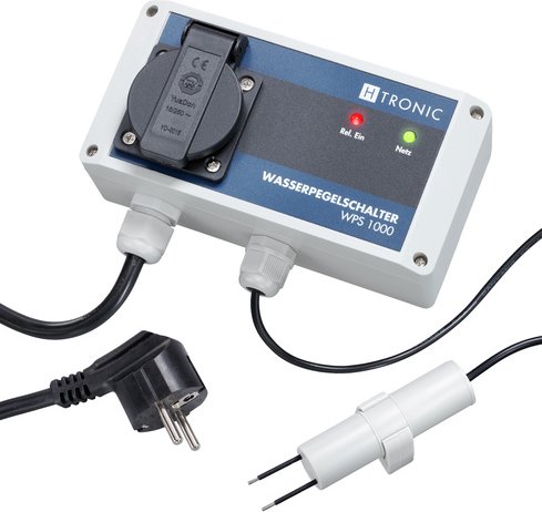H-Tronic Wasserpegelschalter WPS 1000 V2 mit 10 Meter Sensorkabel