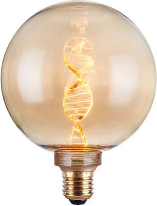 ENOVALITE LED Filament Leuchtmittel, DNA, Amber, E27, 3.5W, 120lm, 1800K, dimmbar