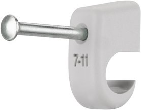 REV Ritter Express-Schelle, 7-11 mm, 200 Stück, mit Nagel, Grau