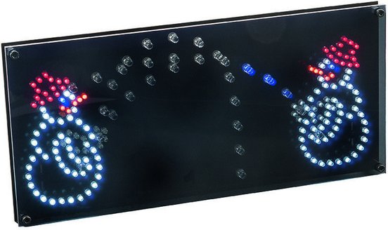 ELV Bausatz Frontplatte mit Montage-Set für den LED Schneeballschlacht