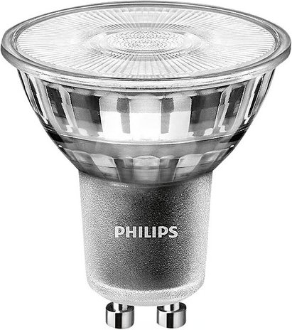 Philips MASTER ExpertColor 3,9-W-GU10-LED-Lampe, 265 lm, 97 Ra, 36 °, 2700K, warmweiß, dimmbar