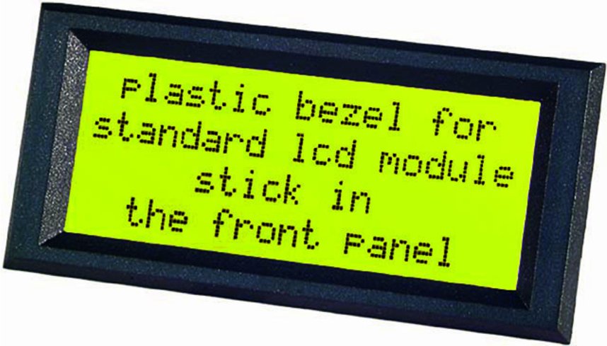 Electronic Assembly Abdeckrahmen EA 017-4UKE 153x14,8 für 2x40