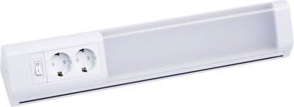 Müller Licht 15-W-LED-Unterbauleuchte mit 2 Schutzkontakt-Steckdosen Melo Plug 70 * neue Variante *