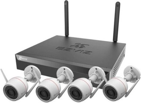 EZVIZ Smart Home Videoüberwachung X5S+H3C (4MP) WiFi Kit, WLAN, NVR
