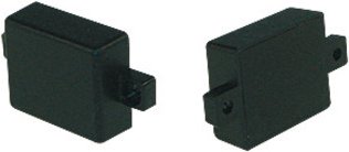 Thumbnail - Strapubox Kunststoff-Gehäuse mit Lasche MG23 ABS 28 x 23 x 11 mm, schwarz