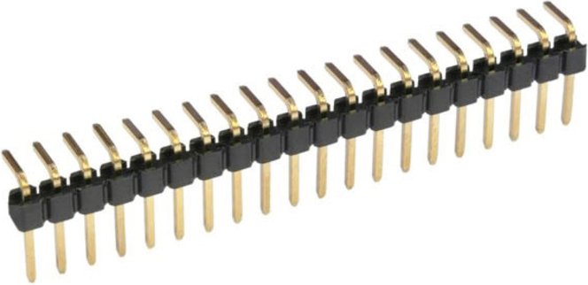 Thumbnail - econ connect Stiftleiste SL25WS10GC, 1x 10-polig, gewinkelt, RM 2,54 mm