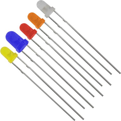LED-Set für SBS-Bausatz (114x weiß, 30x blau, 30x rot, 11x orange, 2x gelb)