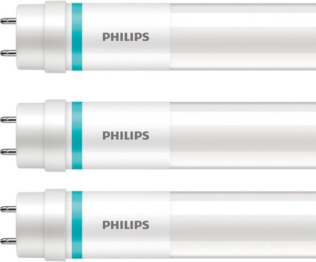 Thumbnail - Philips 3er-Set 15,5-W-T8-LED-Röhrenlampe LEDtube UO, 2300 lm, warmweiß, KVG/VVG, 120 cm