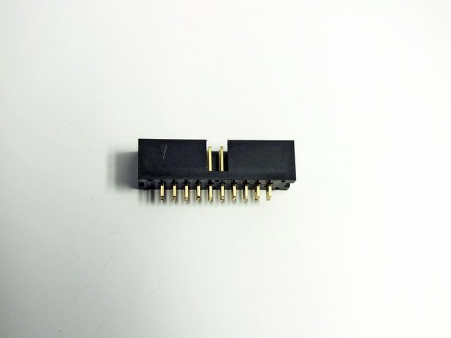 Pfostenstecker, 2x 17-polig, gerade